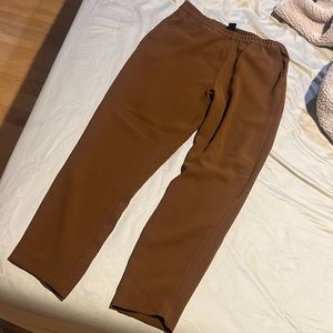 High waisted brown pants from H&M